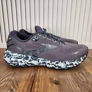 Brooks Ghost 15 Womens Size 8.5 B Black Camo Running Sneakers Shoes 1203801B004